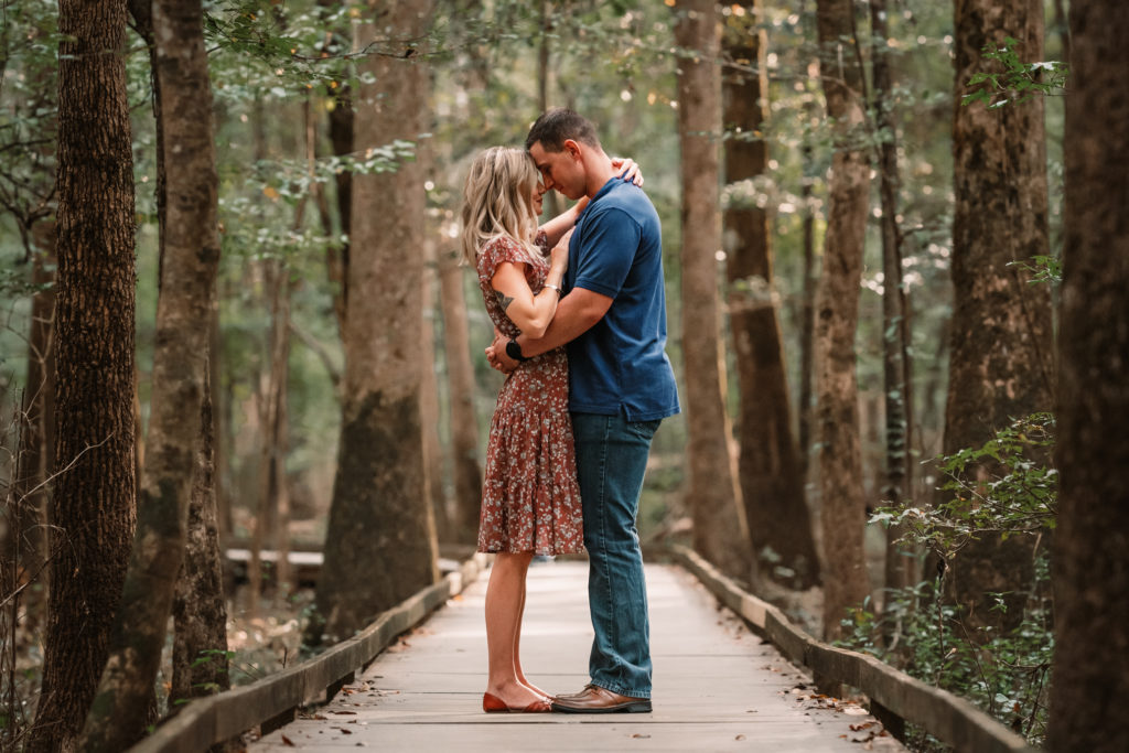 A fun congaree national park engagement photos session